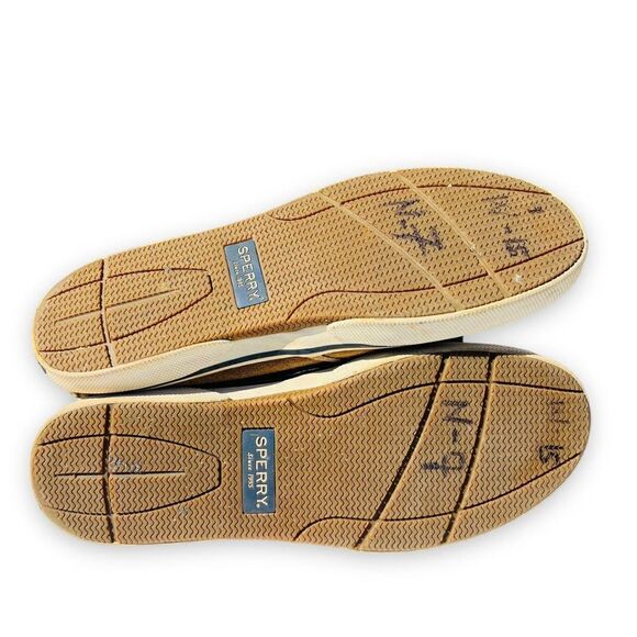 Sperry Halyard Slip-on Sneakers Brown Suede STS22101 Men's 10.5 - Picture 8 of 11